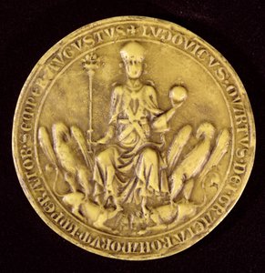 Pečeť Ludvíka IV. de Baviere (1287-1347) 13.-14. od French School