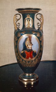 Váza Sevres zobrazující Louis Bonaparte (1778-1846) (porcelán) od French School