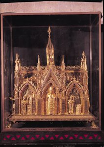 Svatyně St. Taurinus, 1240-55 (zlato, měď a smalt) od French School