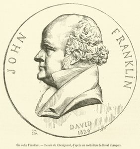 Sir John Franklin (rytina) od French School