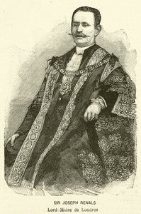 Sir Joseph Renals, primátor Londýna (rytina) od French School