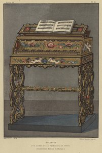 Spinet s erbem princezny z Conti od French School