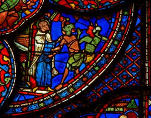 St Anthony: napaden démony (w30b) od French School
