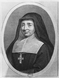 St Jane Frances de Chantal (rytina) od French School