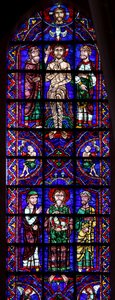 Svatý Jan Křtitel s Agnus Dei; jordánský křest (w106) od French School