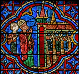 St Thomas - v Canterbury Cathedral (w18) od French School