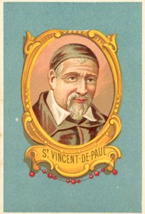 St Vincent-de-Paul (barevné lito) od French School