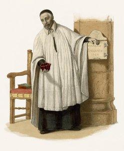 Svatý Vincent de Paule od French School