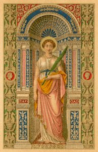 Sta Agatha Virg Et Mart od French School