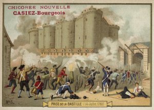 Útok na Bastille, Paříž, 14. července 1789 od French School