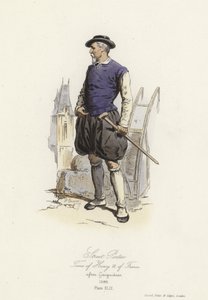 Pouliční vrátný z doby francouzského Jindřicha III od French School