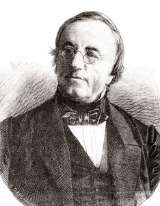 Švýcarský fyzik Auguste Arthur de la Rive, z Les Merveilles de la Science, pub. 1870. od French School