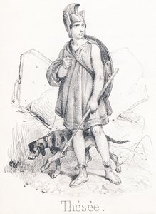 T Thesee: Syn Egee, král Athén a Aethry Osvobodil Athény před netvorem jménem Minotaur od French School