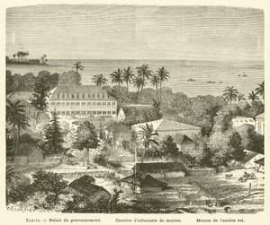 Tahiti (rytina) od French School