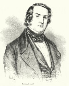 Tanneguy Duchatel , francouzský politik a ministr vnitra, který přišel o svůj úřad ve francouzské únorové revoluci roku 1848 od French School