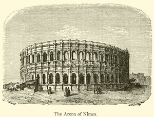 Aréna Nimes (rytina) od French School