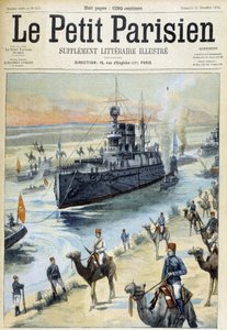 Baltská eskadra překračuje Suezský průplav - v „“The Little Parisian““ z 12.11.1904 od French School