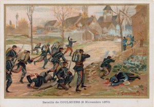 Bitva o Coulmiers od French School