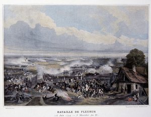 Bitva u Fleurus v roce 1794 - v „napoleonských bitvách“, konec 19. od French School