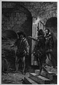The Capture of Guy Fawkes – Zatčení Guye Fawkese (Guido Falxius, známý jako John Johnson, anglický katolík od French School