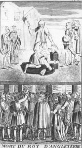 Smrt anglického krále, z Les Vrayes Centuries et Propheties de Maistre Michel Nostradamus, se životem autora, vydal Antoine Besson v Lyonu od French School