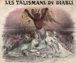 Ďábelské talismany, píseň pro čtyřku. Litografie od French School