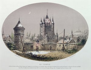 Donjon chrámu, Paříž od French School