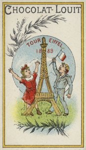 Eiffelova věž, 1889 od French School