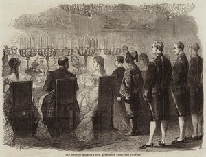 Nová habešská stránka císařovny Eugenie (rytina) od French School