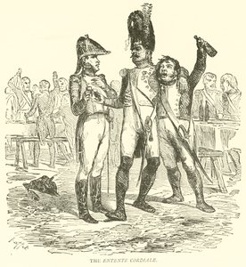The Entente Cordiale (rytina) od French School