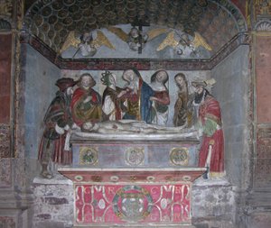 The Entombment, c.1523 (malovaný kámen) od French School