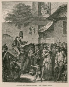 německá Mountebank; po Duplessis-Bertaux od French School