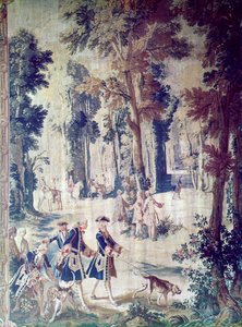 Hon na Ludvíka XV., gobelín, polovina 18. století (tapisérie) od French School