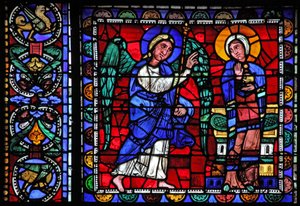 Okno The Life of Christ: The Annunciation (w50) od French School