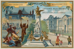 Louvre, Paříž od French School
