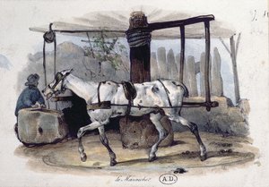Zahradník na trhu, 1840 od French School
