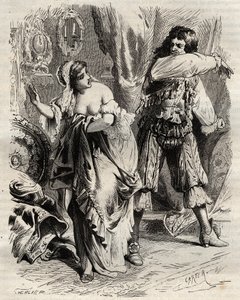 Markýz z Montespanu Louis Henri (Louis-Henri) de Pardaillan de Gondrin (1640-1691) dal facku své manželce, markýze z Montespanu (Francoise Athenais) Rochechouartem Mortemartem (nebo Madame de Montespan) (1640-1707), za odmítla mu na příkaz Ki od French School