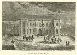 Hvězdárna v Paříži v roce 1671 (rytina) od French School