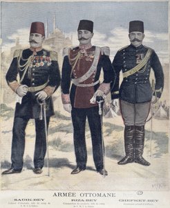 Osmanská armáda, 1895 od French School