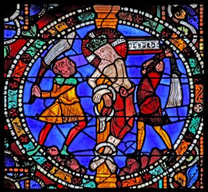 The Passion window: The Flagellation (w51) od French School