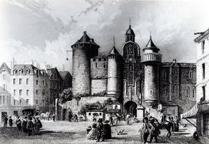 Petit Chatelet v sedmnáctém století od French School