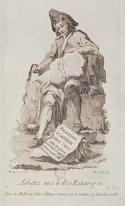 Prodejce tisku, od Petits Metiers de Paris od French School