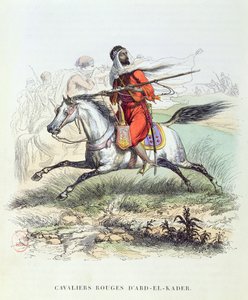 Rudá kavalérie Abd El-Kadera, kolem 1840-45 od French School
