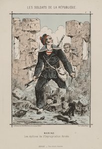 Vojáci republiky. Námořníci: apoštolové nuceného vyvlastnění (barva litho) od French School