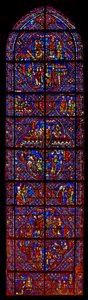 Okno svatého Mikuláše (w29a) od French School