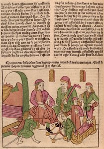 Etapy života, z Le Livre des Proprietes des Choses od Barthelemyho l Anglaise, 1485 (barevný dřevoryt) od French School