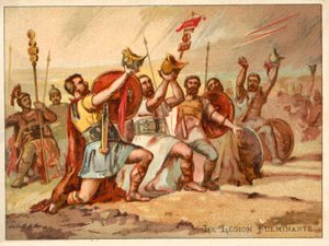 The Thundering Legion (chromolitho) od French School