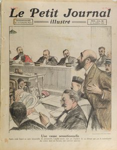 Proces s Henri Desire Landru (1869-1922) z Le Petit Journal, 20. listopadu 1921 od French School
