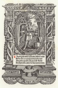 Dvanáct věků člověka: září (litho) od French School