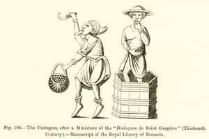 Vintagers, po miniaturě Dialogues de Saint Gregoire od French School